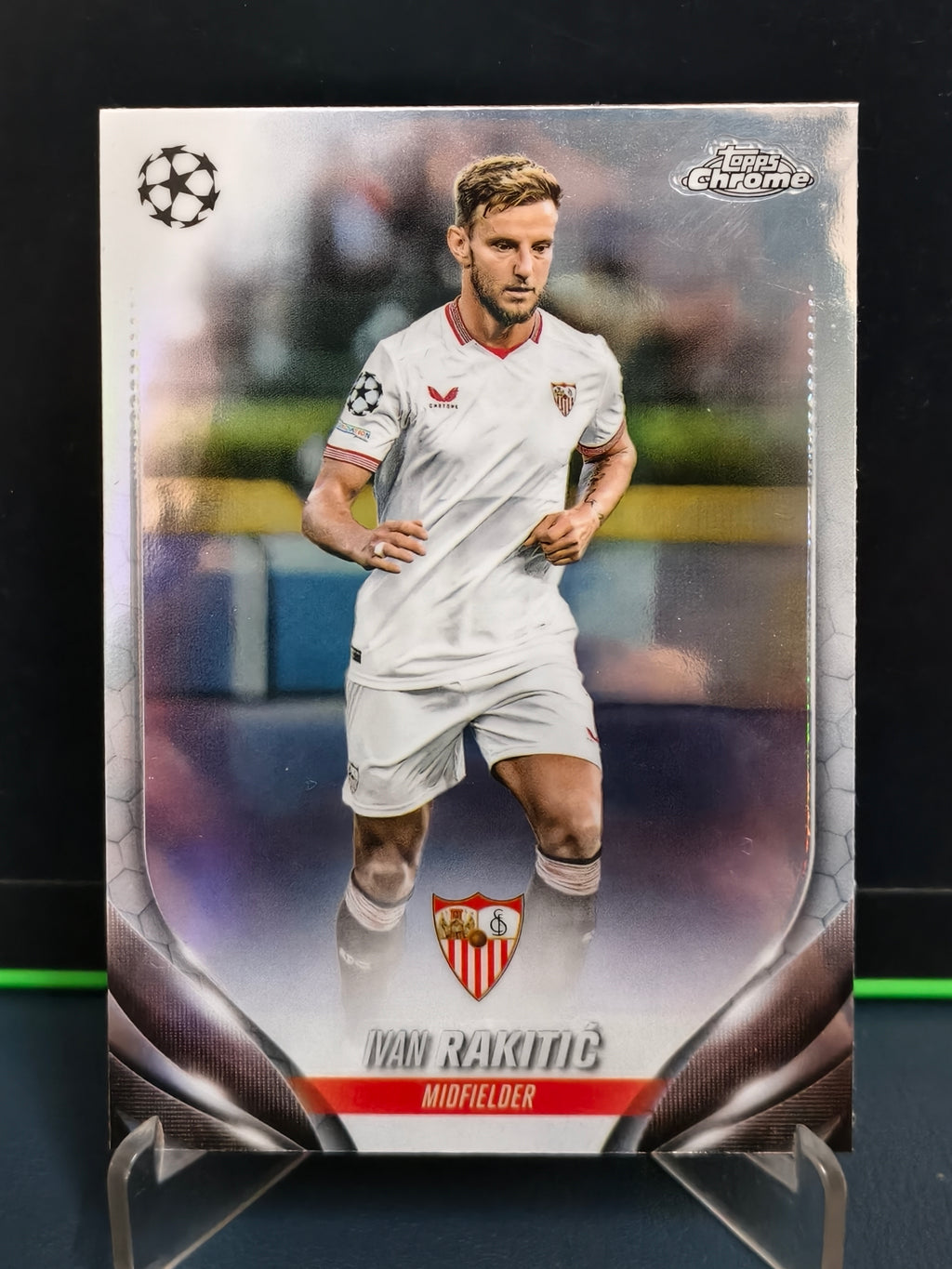 Ivan Rakitić - Refractor Card - Topps Chrome UCL 23-24