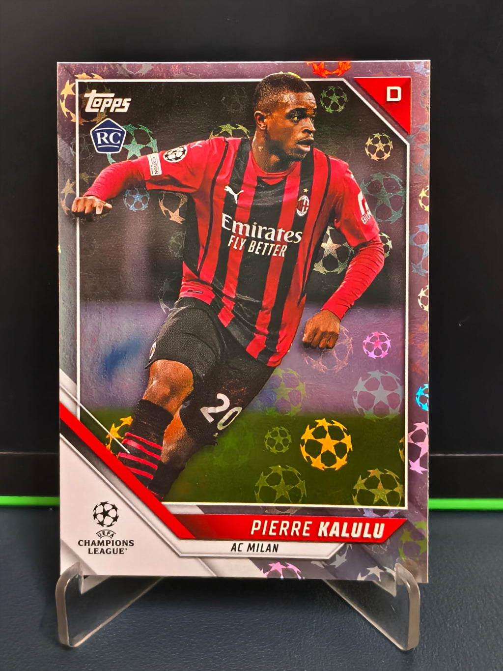 Pierre Kalulu - Starball Foil Card - Topps UCL 21-22