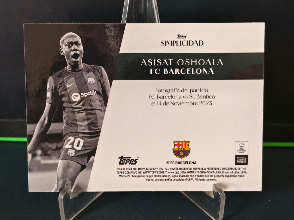 Asisat Oshoala - Base Card - Topps Simplicidad 23-24