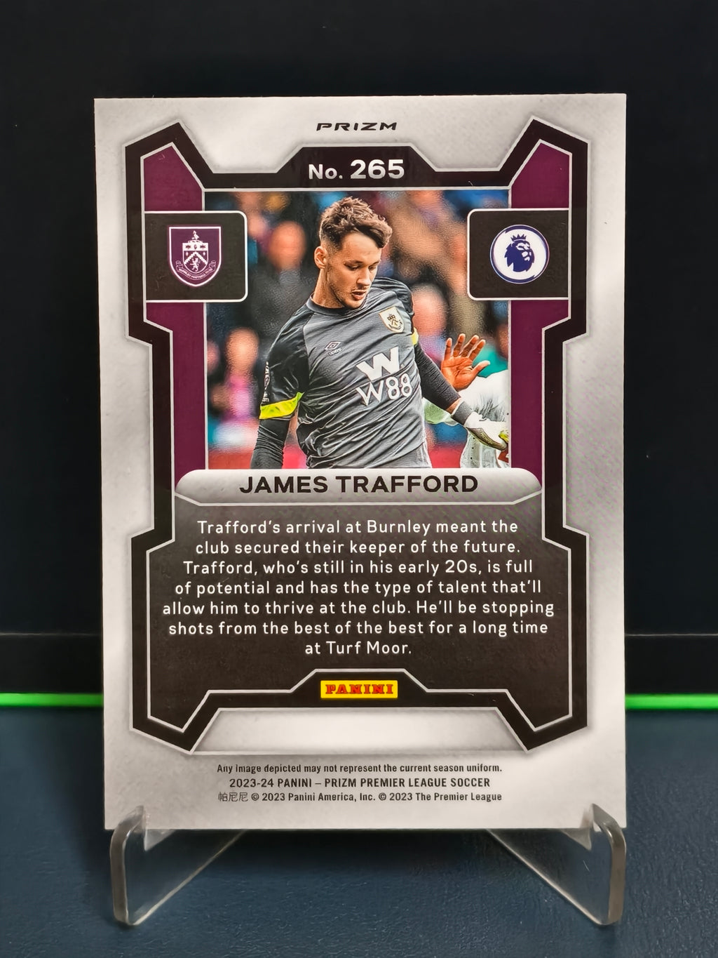 James Trafford - Silver Card - Panini Prizm PL 23-24
