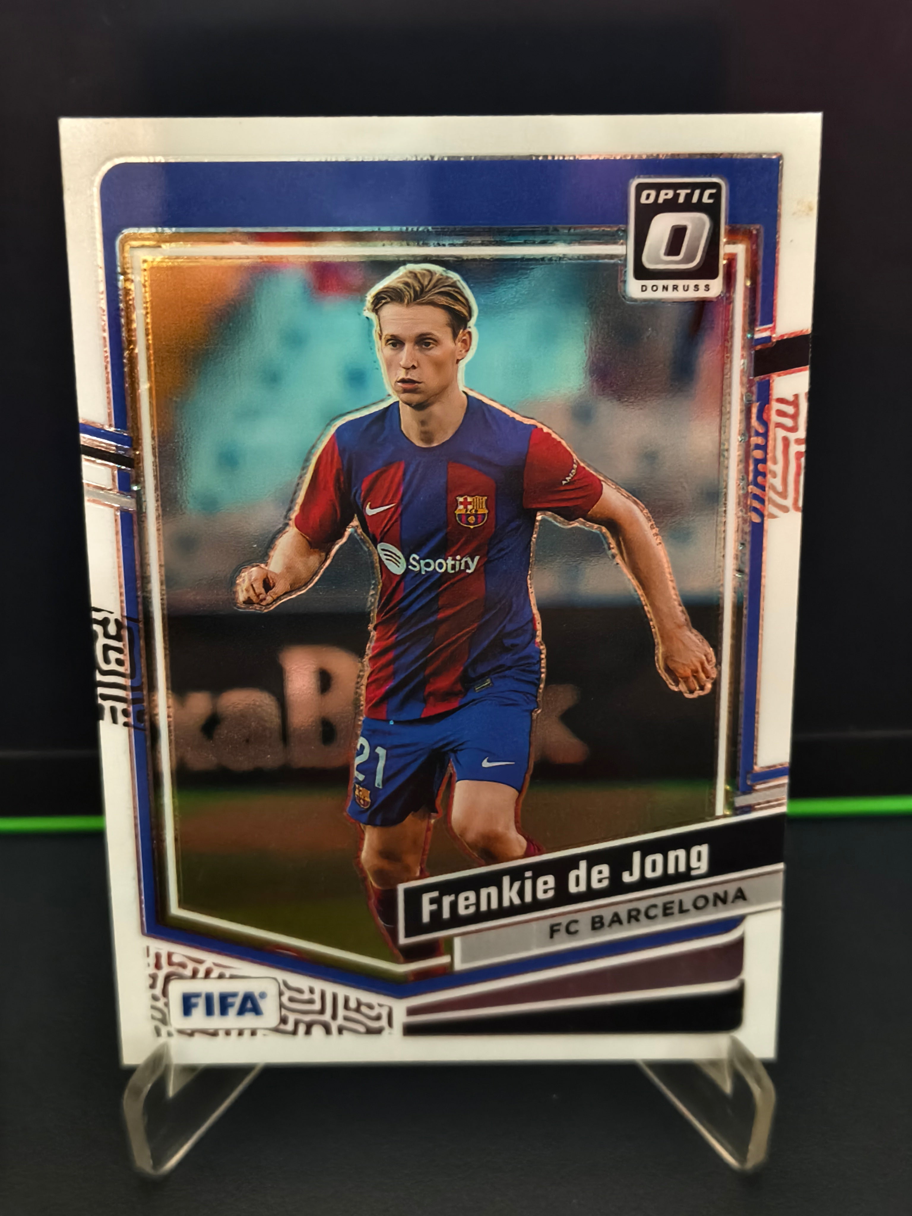 Frenkie De Jong - Optic Card - Panini Donruss Soccer 23-24