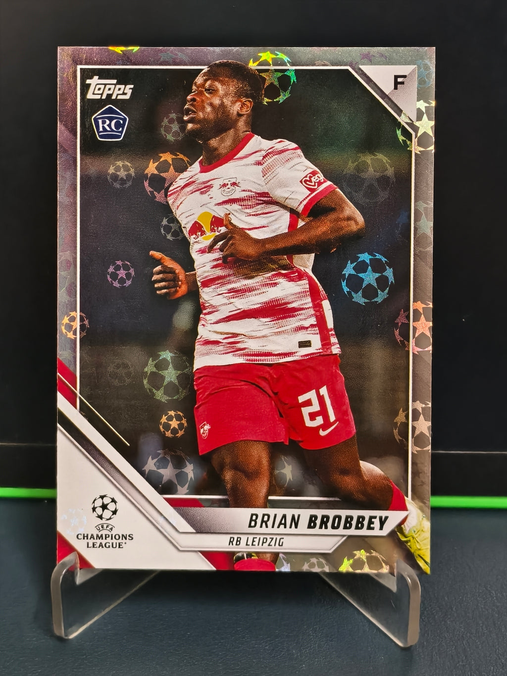 Brian Brobbey - Starball Foil Card - Topps UCL 21-22